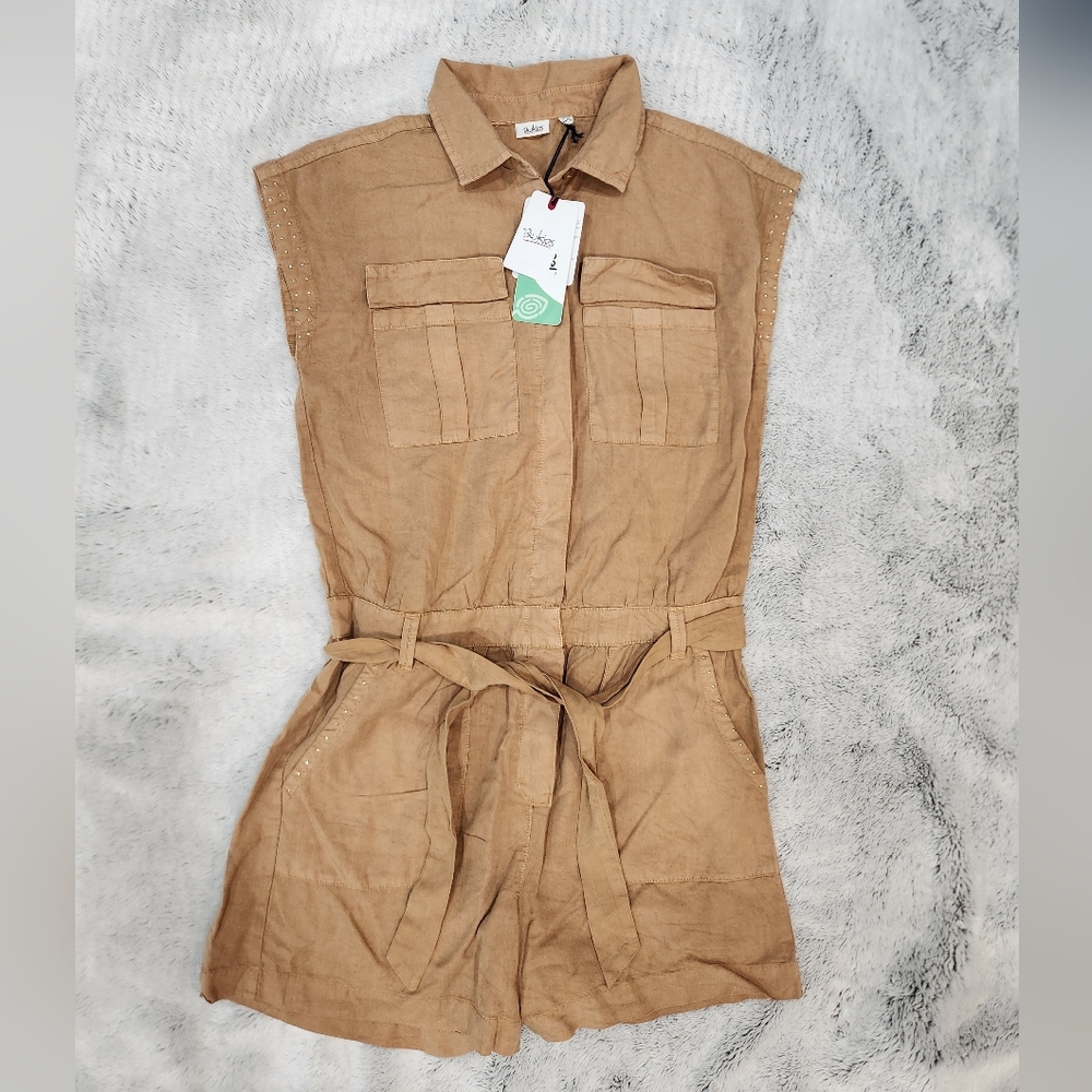 Tan Teens Jumpsuit By Blukids